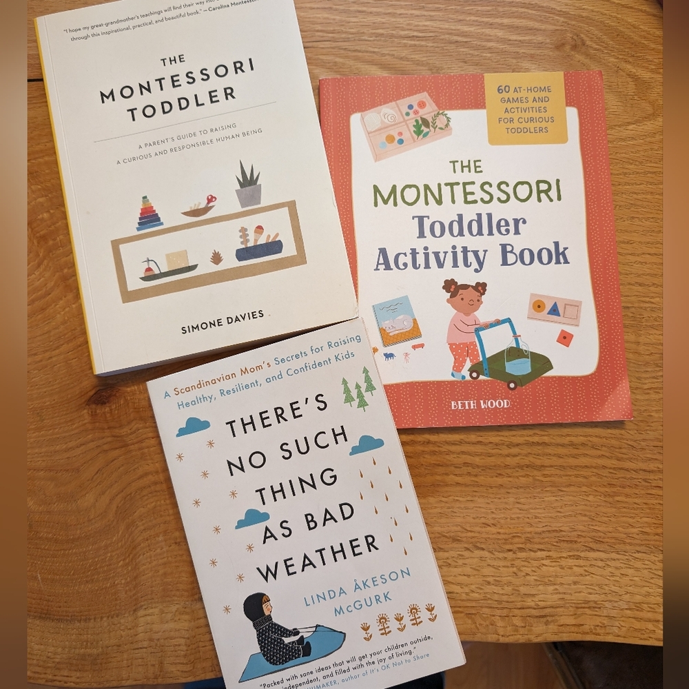 Montessori Toddler Activity 3 Book Bundle